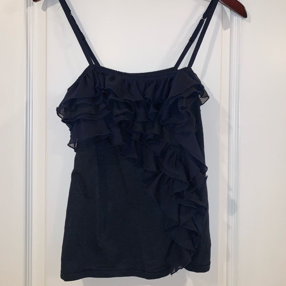 Navy blue blouse tank top!